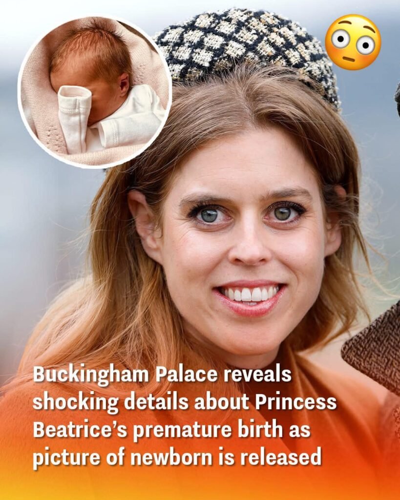 Buckingham Palace shares surprising details about Princess Beatrice giving birth prematurely