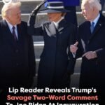 Lip reader has revealed Trump’s savage two-word comment made to Joe Biden at his inauguration