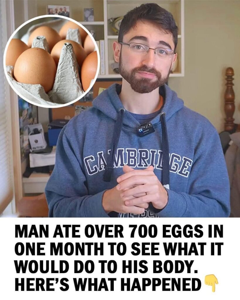 Man ate 720 eggs in one month: This is what happened to his body